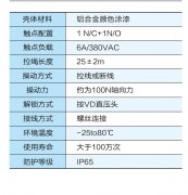 HS-85Q雙向拉線開關(guān)金屬外殼膠帶機保護拉繩開關(guān)